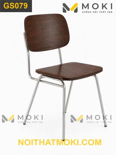 Ghế Inox Cafe Nhà Hàng - GS079